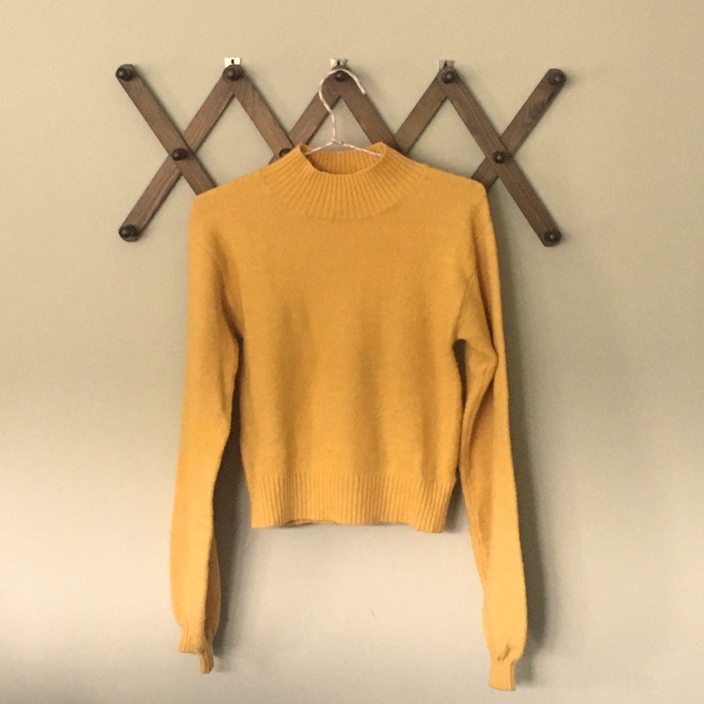 Yellow Crop Sweater | Wild Fable